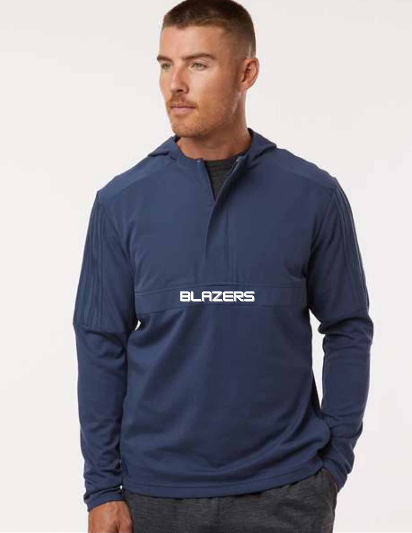 Adidas Quarter Zip - Navy Blue