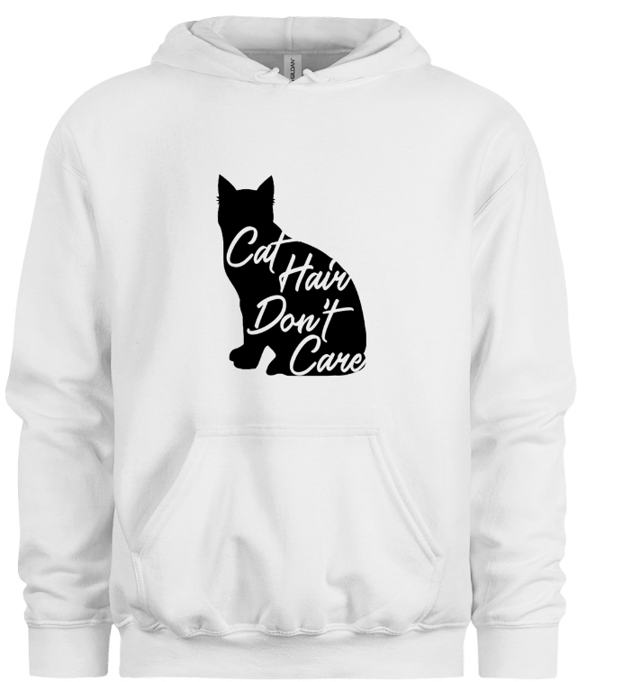 Cat Hair Don't Care Hoodie