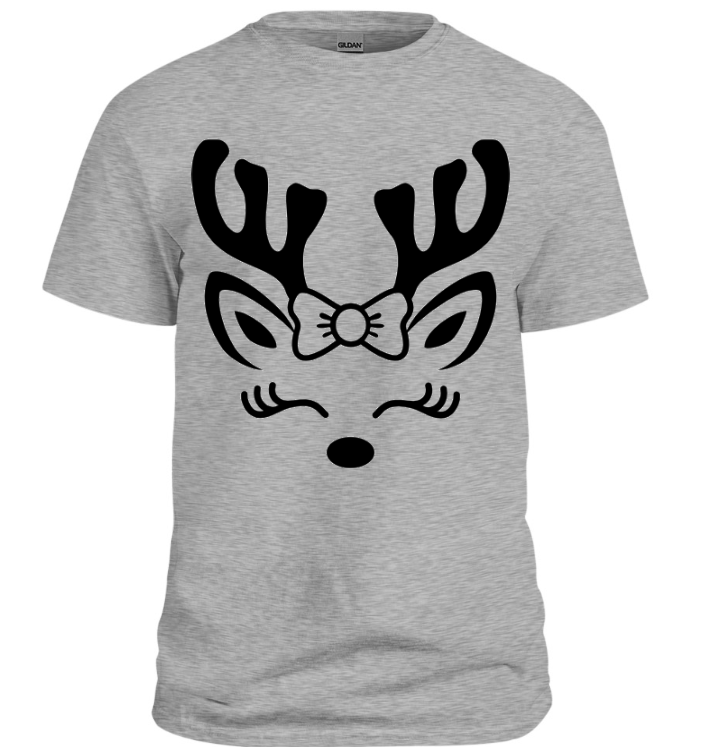 Reindeer Face T-Shirt