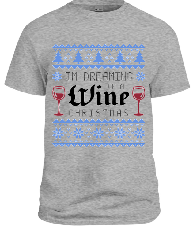 Wine Christmas T-Shirt