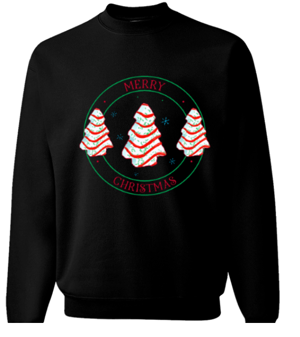 Merry Christmas Circle Sweatshirt