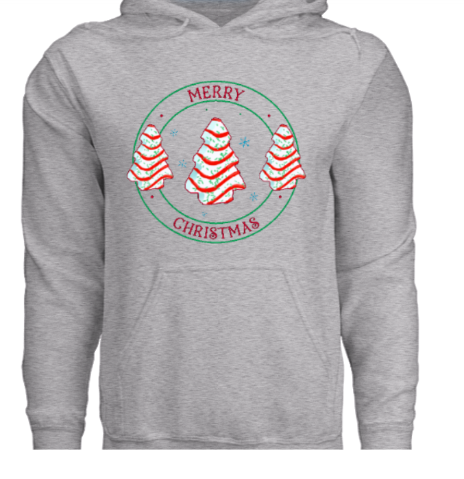 Merry Christmas Circle Hoodie