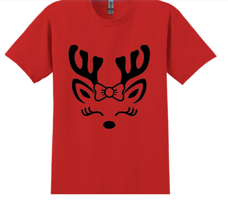 Reindeer Face T-Shirt