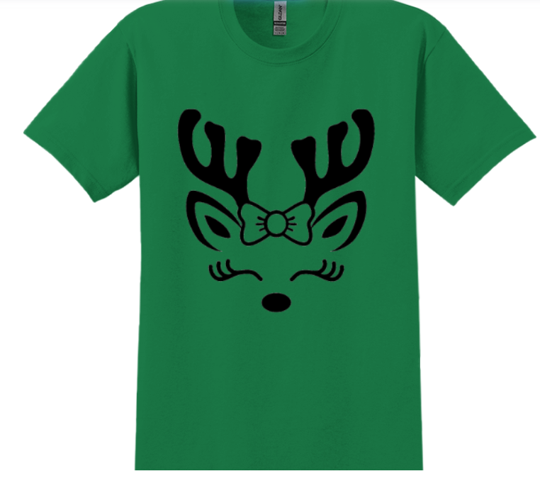 Reindeer Face T-Shirt